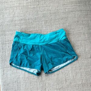 Lululemon Athletica Teal Athletic Shorts